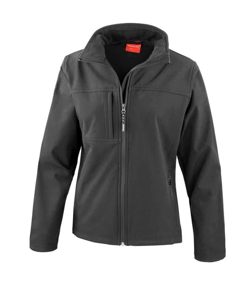 Result Ladies Classic Soft Shell Jacket in by Result — Custom branded clothing by Print Press, featuring premium embroidery produced in our specialist print lab in the UK.