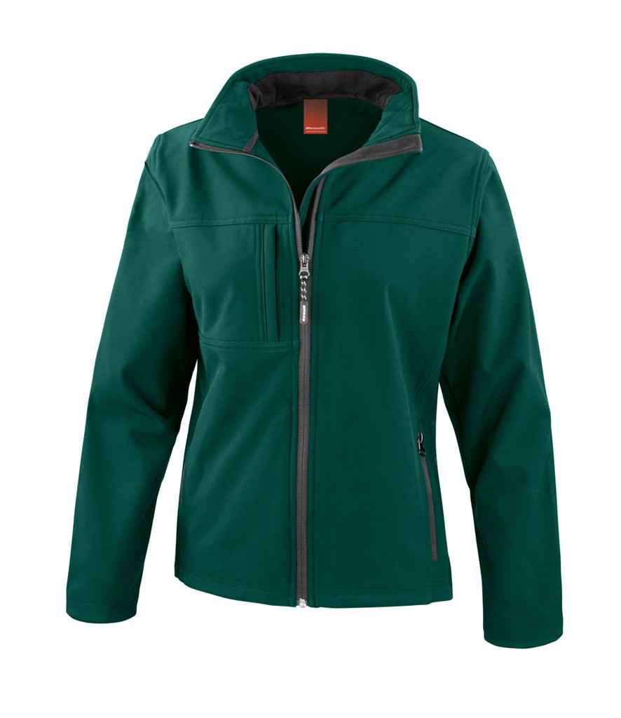 Result Ladies Classic Soft Shell Jacket in by Result — Custom branded clothing by Print Press, featuring premium embroidery produced in our specialist print lab in the UK.