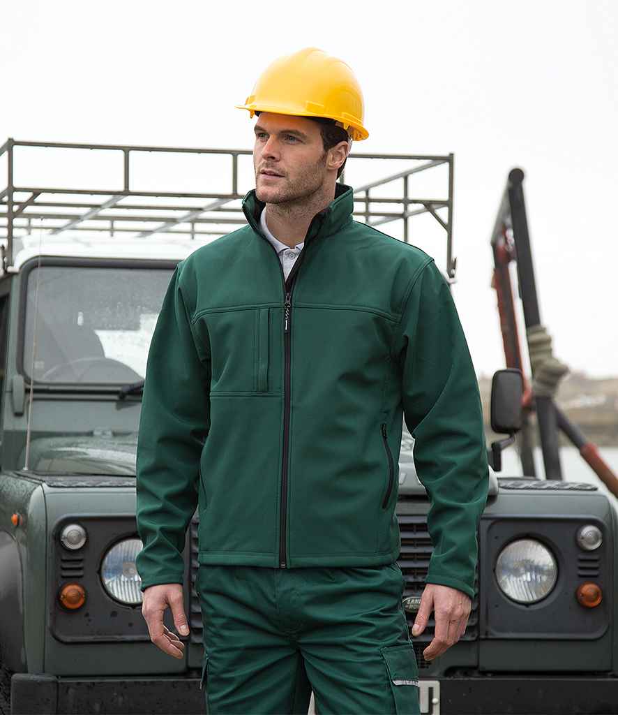Result Classic Soft Shell Jacket in by Result — Custom branded clothing by Print Press, featuring premium embroidery produced in our specialist print lab in the UK.