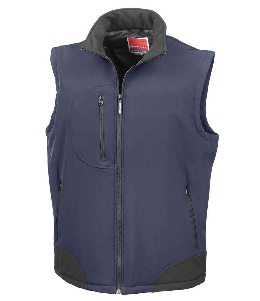 Result Soft Shell Bodywarmer in by Result — Custom branded clothing by Print Press, featuring premium embroidery produced in our specialist print lab in the UK.
