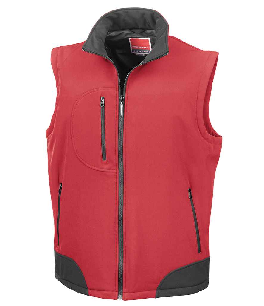 Result Soft Shell Bodywarmer in by Result — Custom branded clothing by Print Press, featuring premium embroidery produced in our specialist print lab in the UK.