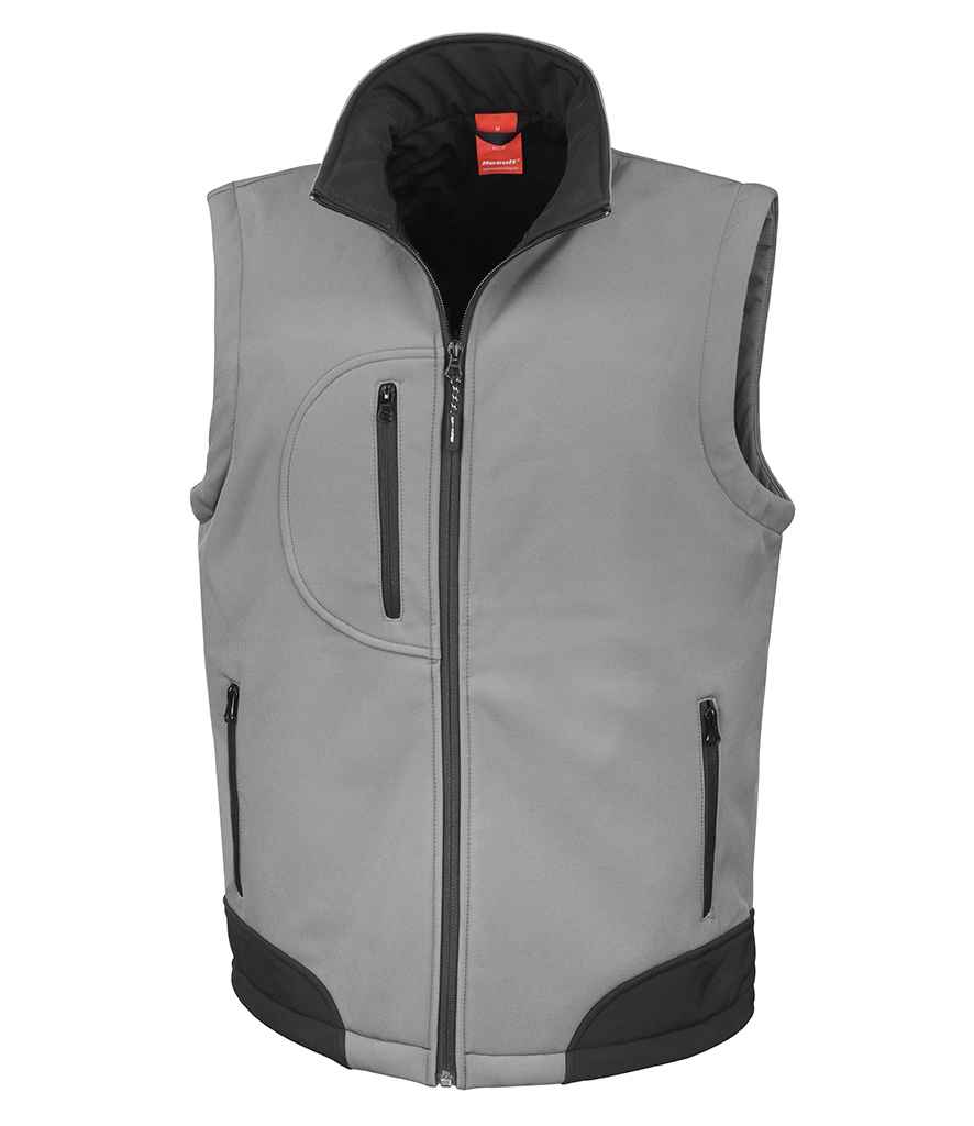 Result Soft Shell Bodywarmer in by Result — Custom branded clothing by Print Press, featuring premium embroidery produced in our specialist print lab in the UK.