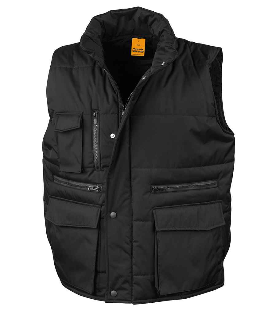 Result Work-Guard Lance Bodywarmer in by Result Work-Guard — Custom branded clothing by Print Press, featuring premium embroidery produced in our specialist print lab in the UK.