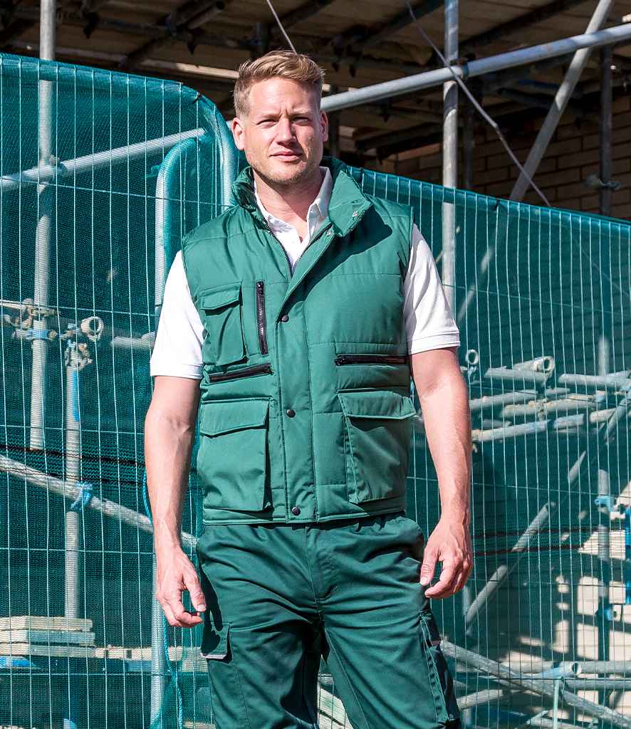 Result Work-Guard Lance Bodywarmer in by Result Work-Guard — Custom branded clothing by Print Press, featuring premium embroidery produced in our specialist print lab in the UK.