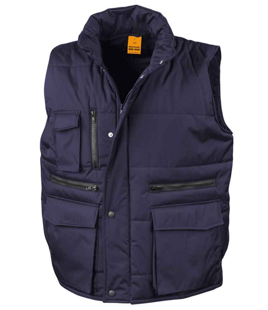 Result Work-Guard Lance Bodywarmer in by Result Work-Guard — Custom branded clothing by Print Press, featuring premium embroidery produced in our specialist print lab in the UK.