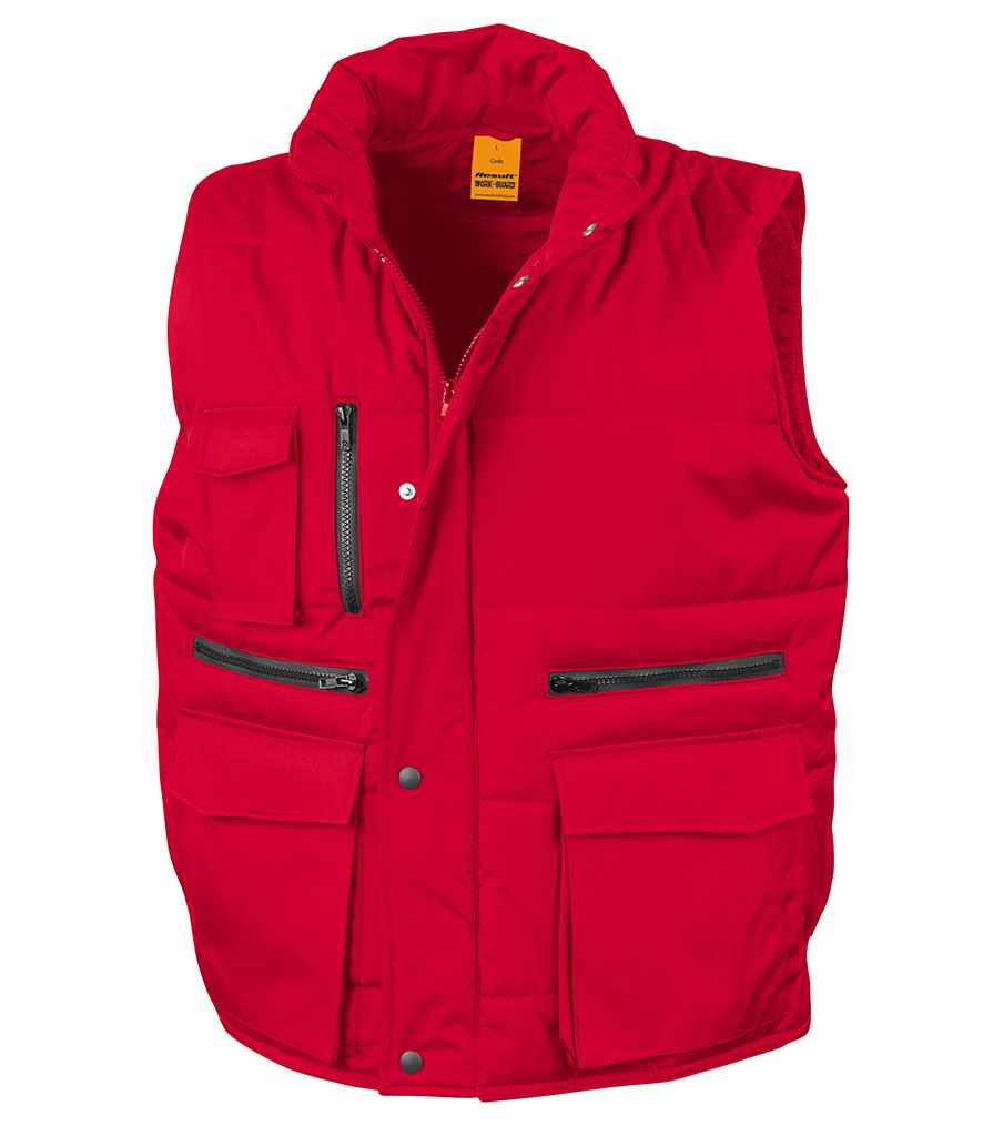 Result Work-Guard Lance Bodywarmer in by Result Work-Guard — Custom branded clothing by Print Press, featuring premium embroidery produced in our specialist print lab in the UK.