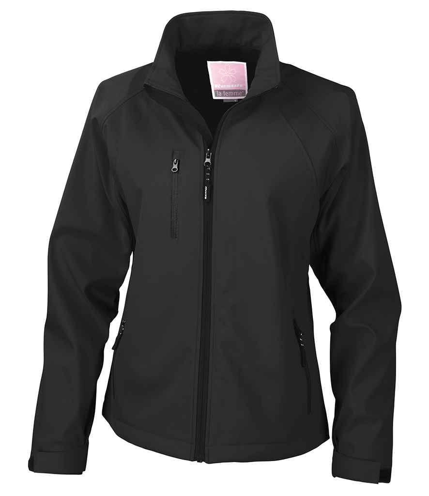 Result Ladies Base Layer Soft Shell Jacket in by Result — Custom branded clothing by Print Press, featuring premium embroidery produced in our specialist print lab in the UK.