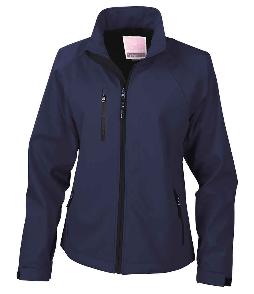 Result Ladies Base Layer Soft Shell Jacket in by Result — Custom branded clothing by Print Press, featuring premium embroidery produced in our specialist print lab in the UK.