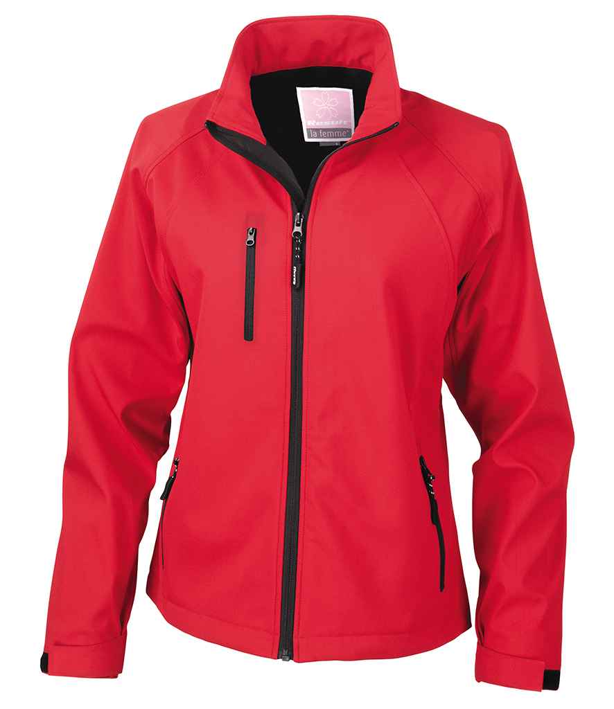 Result Ladies Base Layer Soft Shell Jacket in by Result — Custom branded clothing by Print Press, featuring premium embroidery produced in our specialist print lab in the UK.