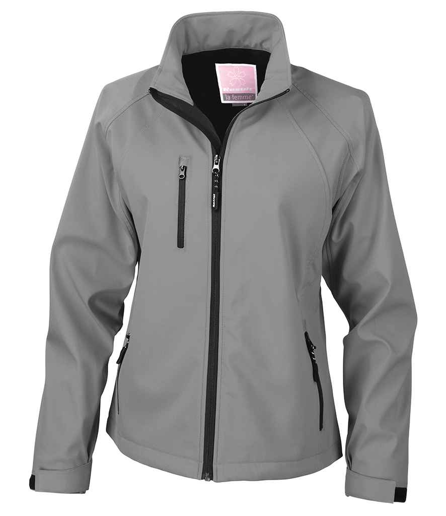 Result Ladies Base Layer Soft Shell Jacket in by Result — Custom branded clothing by Print Press, featuring premium embroidery produced in our specialist print lab in the UK.