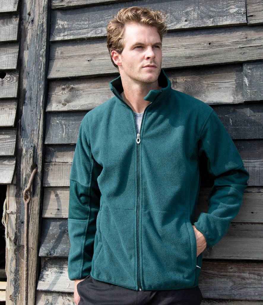Result Osaka Combed Pile Soft Shell Jacket in Forest Green by Result — Custom branded clothing by Print Press, featuring premium embroidery produced in our specialist print lab in the UK.