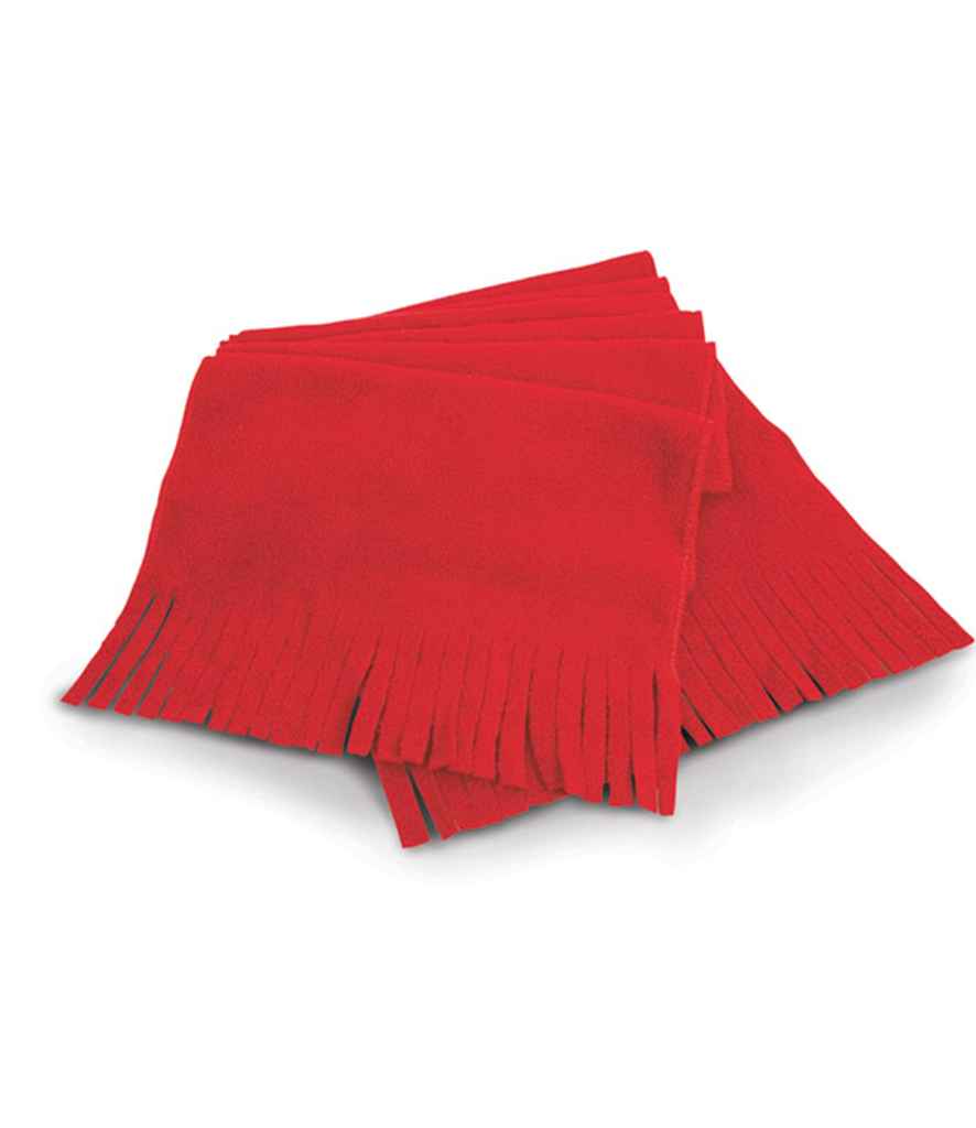 Result Polartherm™ Tassel Scarf in ONE Red by Result Winter Essentials — Custom branded clothing by Print Press, featuring premium embroidery produced in our specialist print lab in the UK.