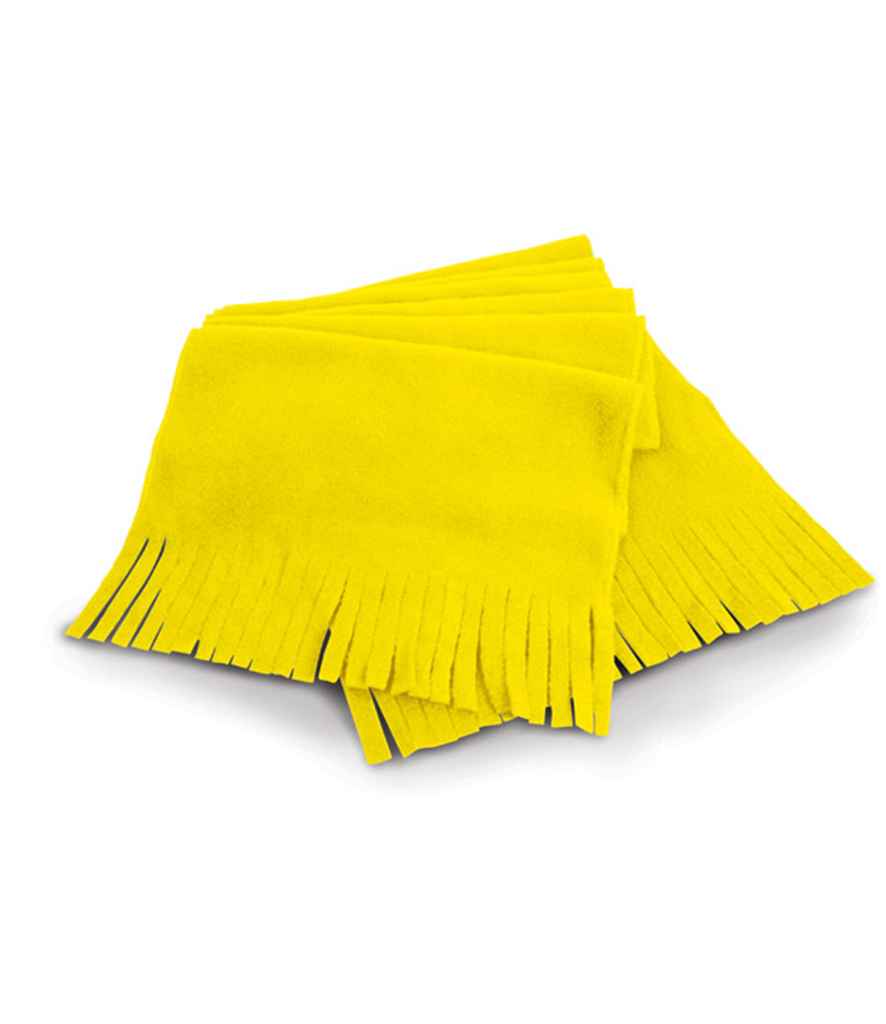 Result Polartherm™ Tassel Scarf in ONE Yellow by Result Winter Essentials — Custom branded clothing by Print Press, featuring premium embroidery produced in our specialist print lab in the UK.