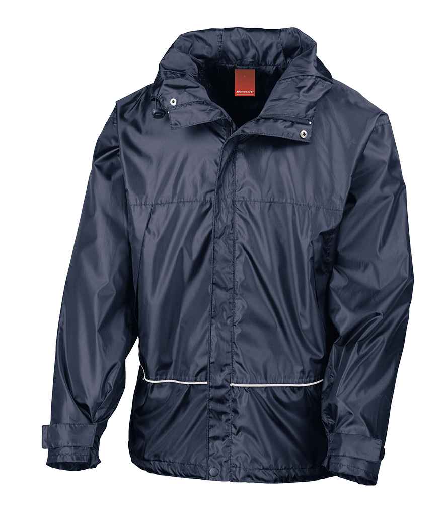 Result Waterproof 2000 Ripstop Team Jacket in XXL Navy by Result — Custom branded clothing by Print Press, featuring premium embroidery produced in our specialist print lab in the UK.