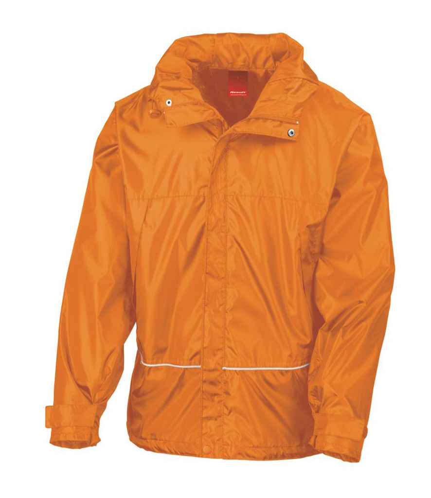 Result Waterproof 2000 Ripstop Team Jacket in Orange by Result — Custom branded clothing by Print Press, featuring premium embroidery produced in our specialist print lab in the UK.