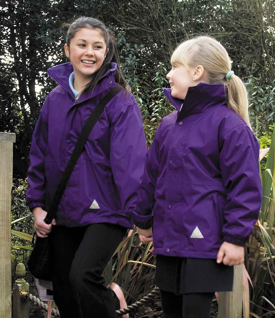 Result Kids/Youths StormDri 4000 Reversible Jacket in Purple Purple by Result — Custom branded clothing by Print Press, featuring premium embroidery produced in our specialist print lab in the UK.