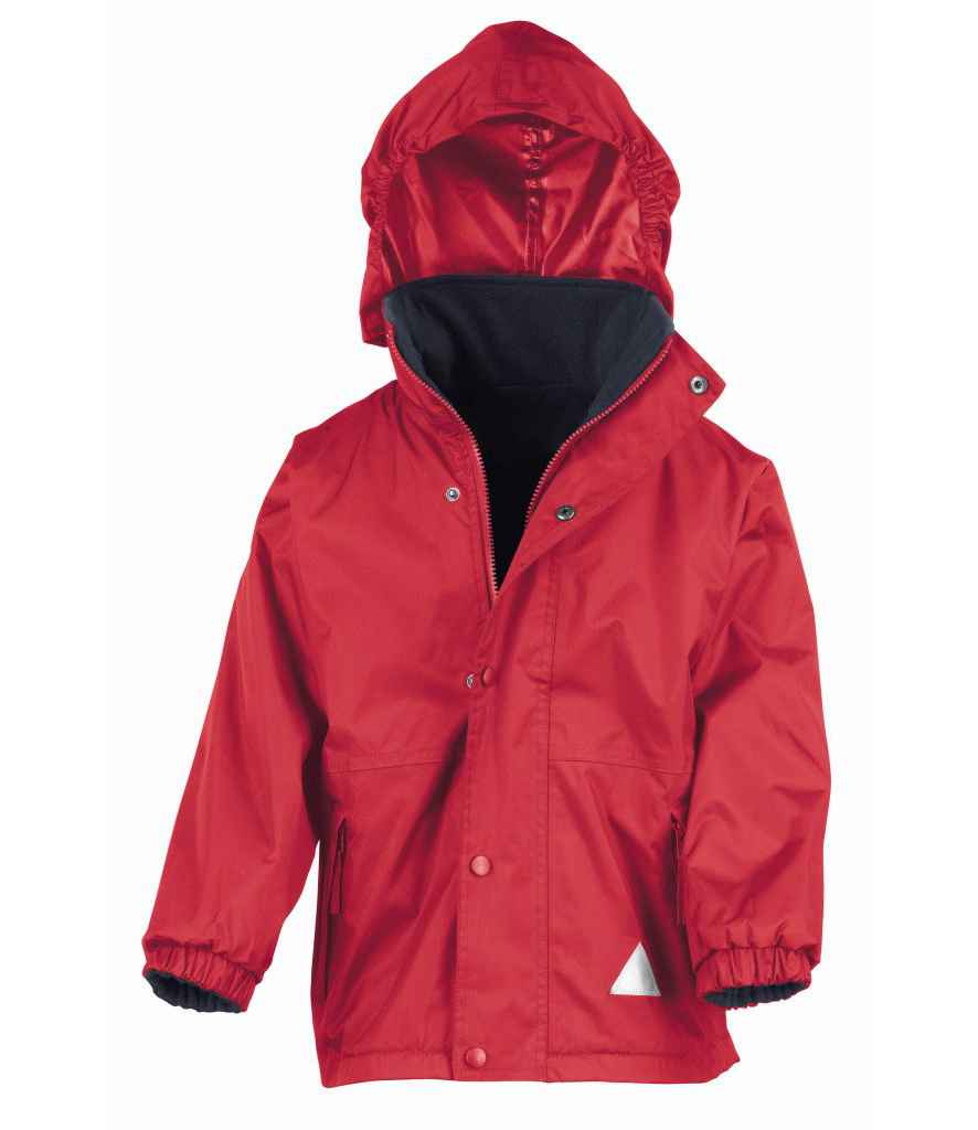Result Kids/Youths StormDri 4000 Reversible Jacket in Red Navy by Result — Custom branded clothing by Print Press, featuring premium embroidery produced in our specialist print lab in the UK.