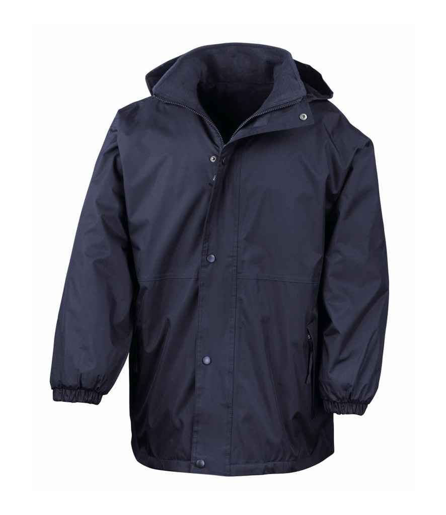 Result Reversible StormDri 4000 Waterproof Jacket in Navy Navy by Result — Custom branded clothing by Print Press, featuring premium embroidery produced in our specialist print lab in the UK.