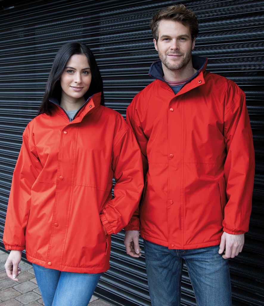Result Reversible StormDri 4000 Waterproof Jacket in Red Navy by Result — Custom branded clothing by Print Press, featuring premium embroidery produced in our specialist print lab in the UK.