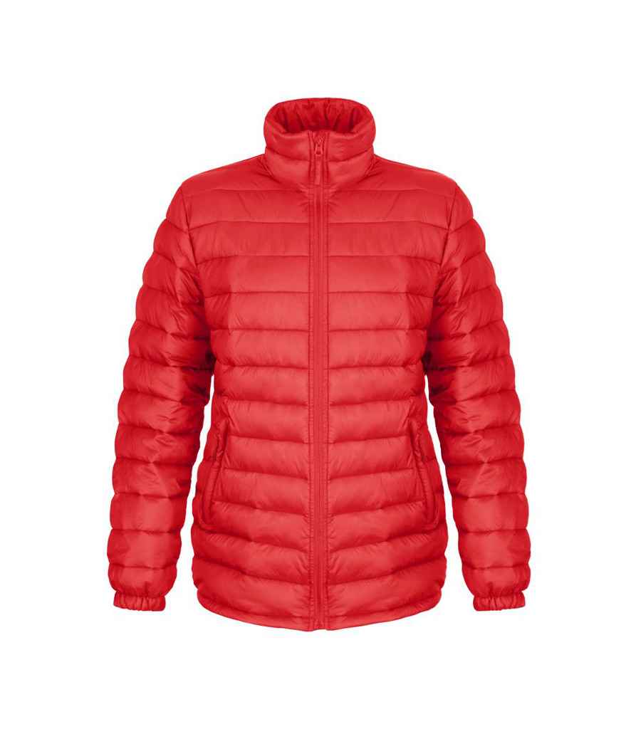 Result Urban Ladies Ice Bird Padded Jacket in Red by Result Urban — Custom branded clothing by Print Press, featuring premium embroidery produced in our specialist print lab in the UK.