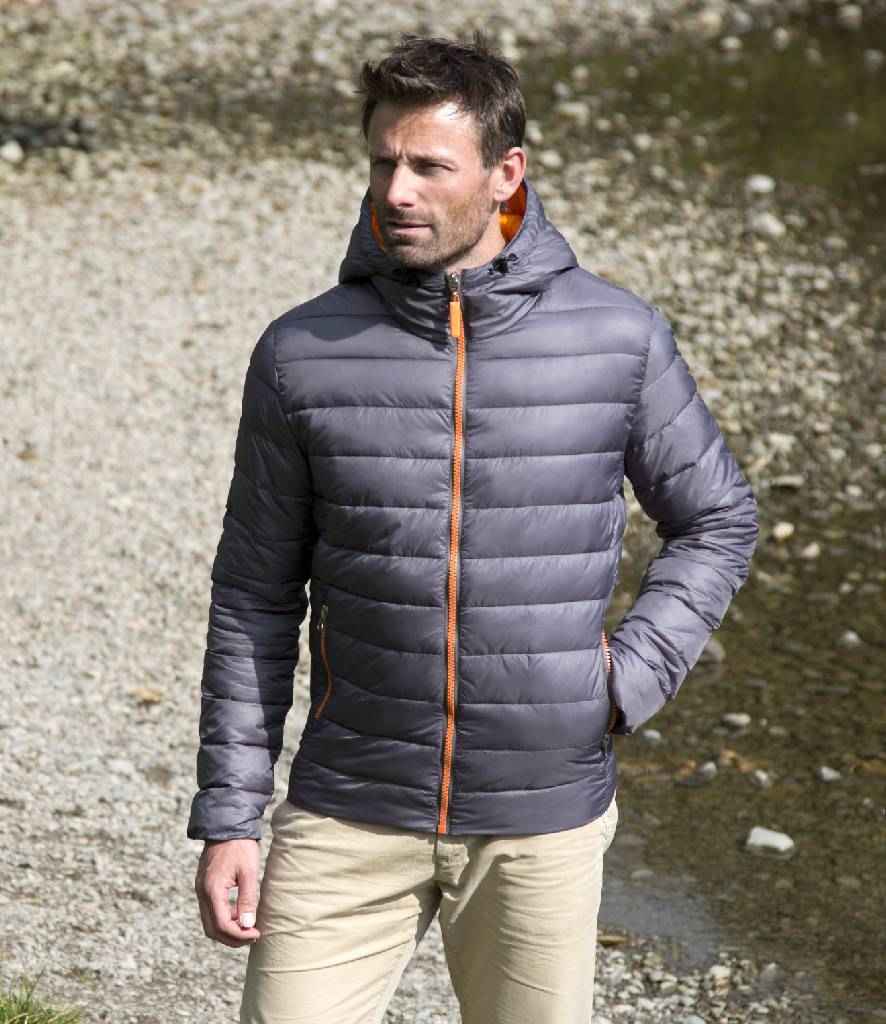 Result Urban Snow Bird Padded Jacket in Grey Orange by Result Urban — Custom branded clothing by Print Press, featuring premium embroidery produced in our specialist print lab in the UK.