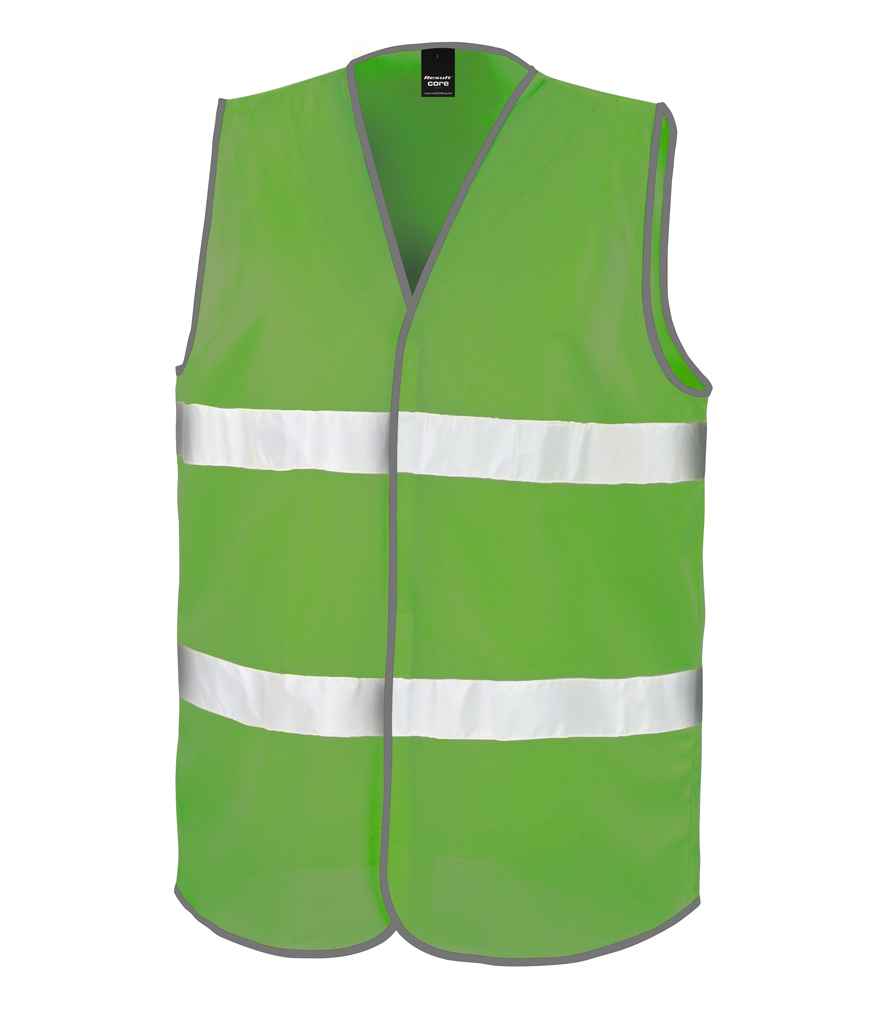 Result Core Enhanced Vis Vest in by Result Core — Custom branded clothing by Print Press, featuring premium embroidery produced in our specialist print lab in the UK.