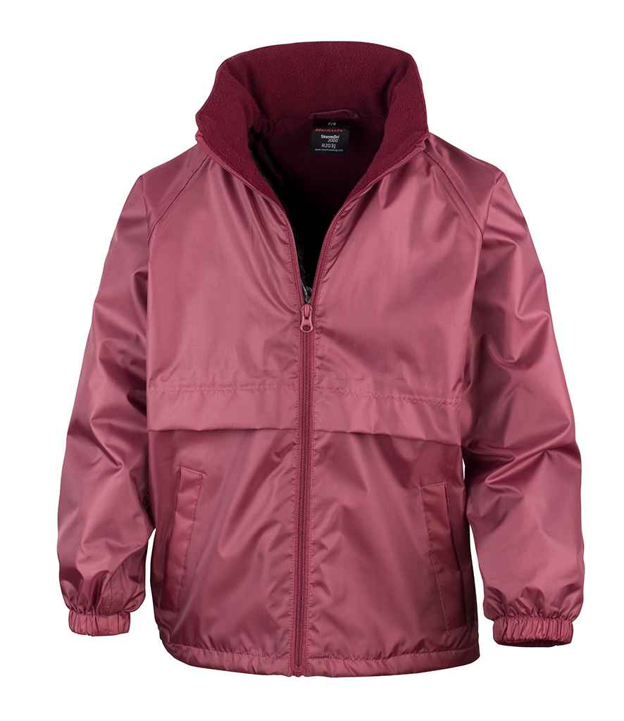 Result Core Kids Micro Fleece Lined Jacket in by Result Core — Custom branded clothing by Print Press, featuring premium embroidery produced in our specialist print lab in the UK.