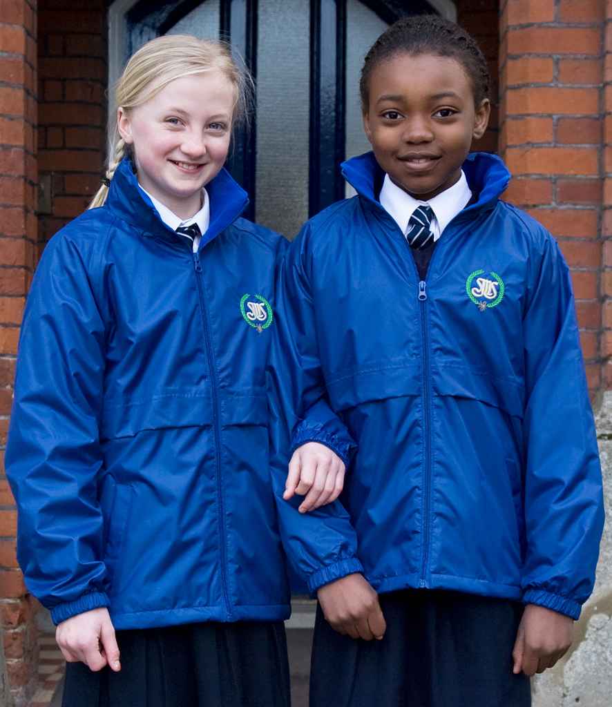 Result Core Kids Micro Fleece Lined Jacket in Royal Blue by Result Core — Custom branded clothing by Print Press, featuring premium embroidery produced in our specialist print lab in the UK.