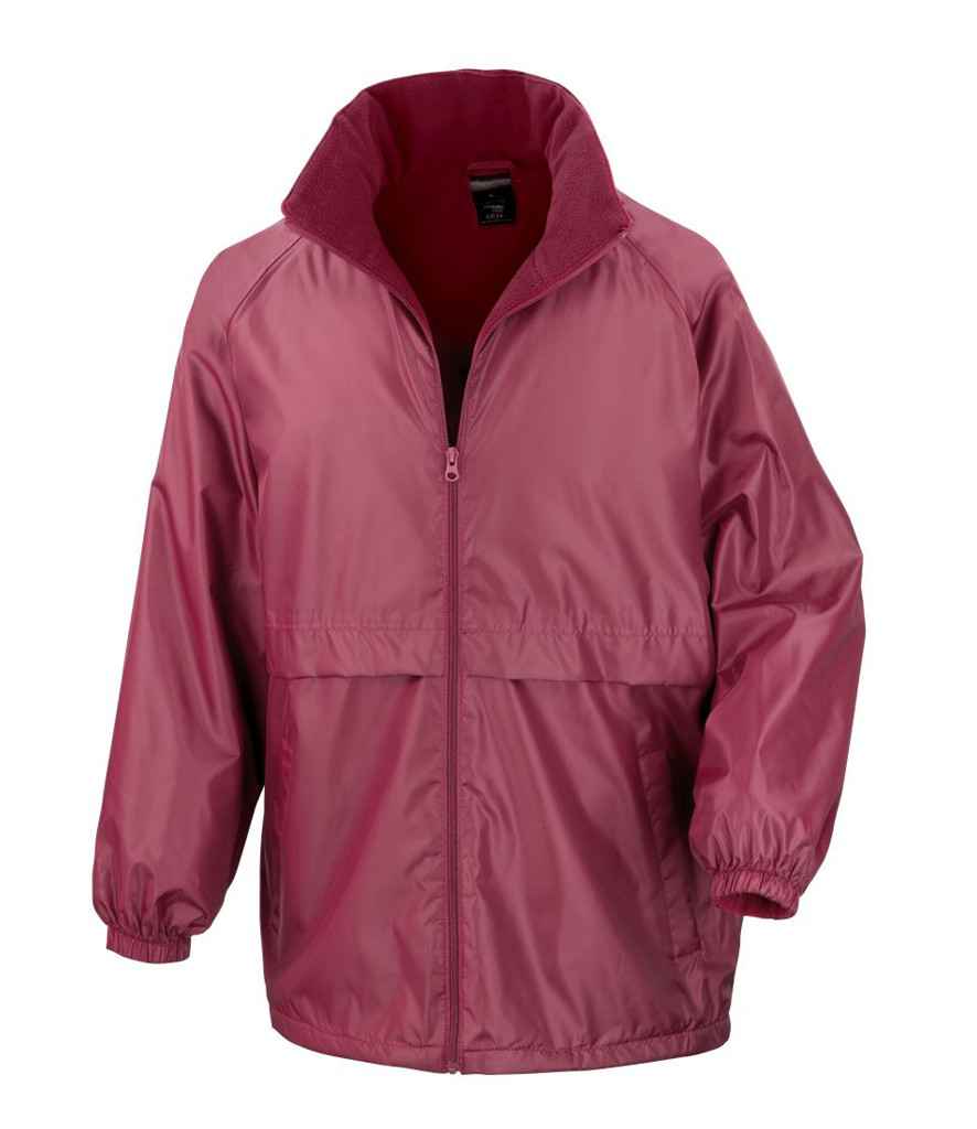 Result Core Micro Fleece Lined Jacket in Burgundy by Result Core — Custom branded clothing by Print Press, featuring premium embroidery produced in our specialist print lab in the UK.