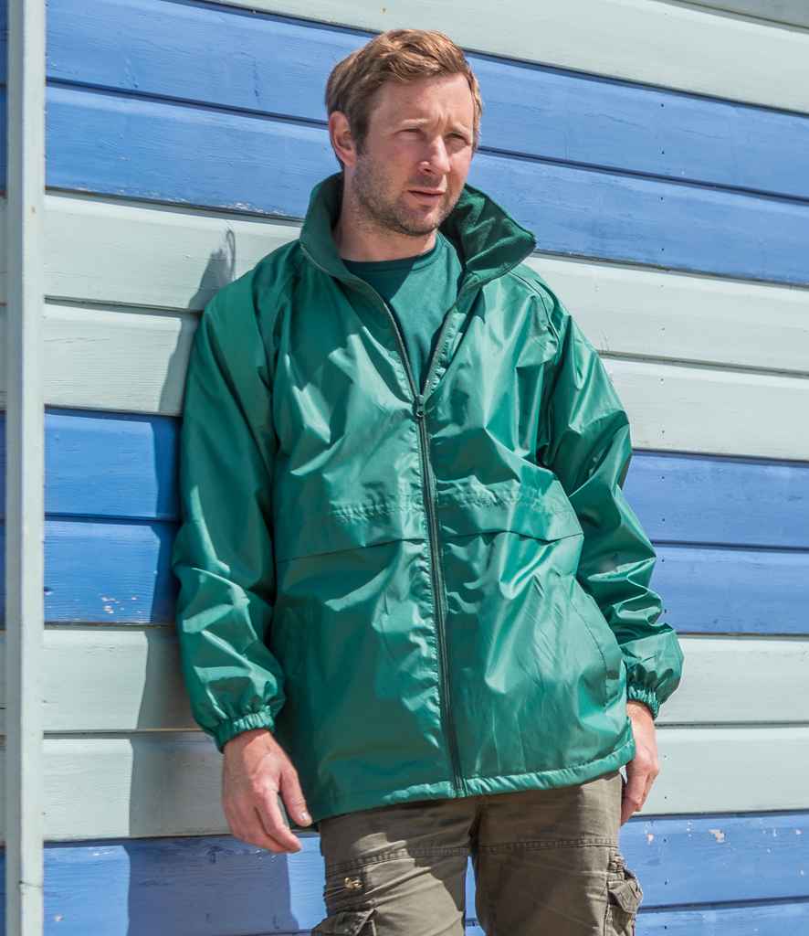 Result Core Windcheater in Emerald by Result Core — Custom branded clothing by Print Press, featuring premium embroidery produced in our specialist print lab in the UK.
