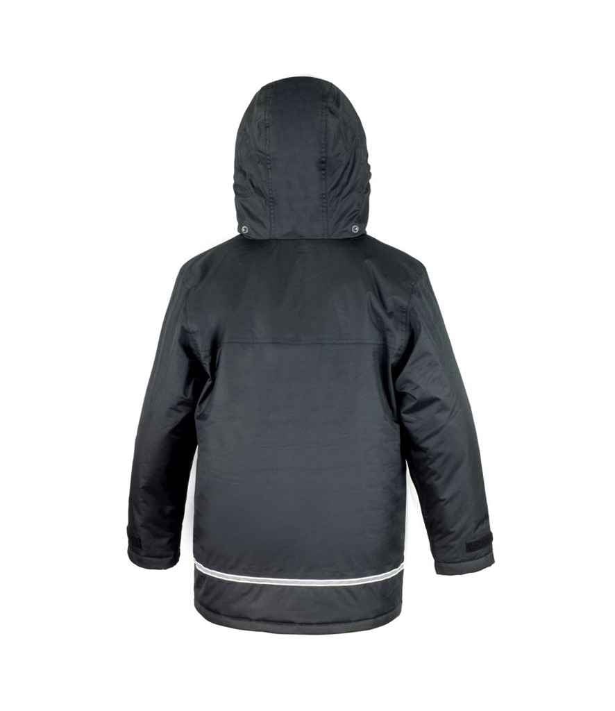 Result Core Kids Winter Parka in by Result Core — Custom branded clothing by Print Press, featuring premium embroidery produced in our specialist print lab in the UK.