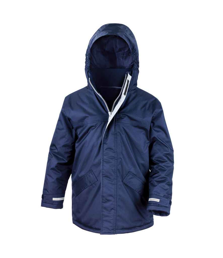Result Core Kids Winter Parka in by Result Core — Custom branded clothing by Print Press, featuring premium embroidery produced in our specialist print lab in the UK.