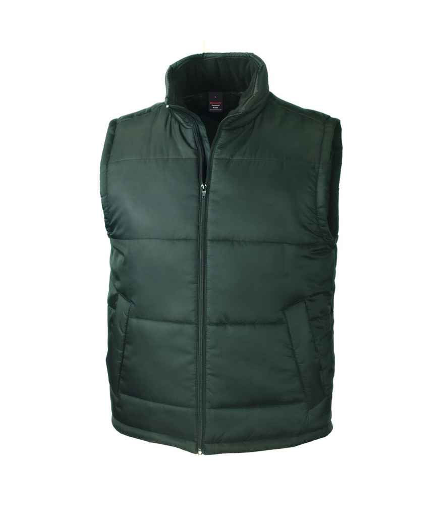 Result Core Padded Bodywarmer in by Result Core — Custom branded clothing by Print Press, featuring premium embroidery produced in our specialist print lab in the UK.