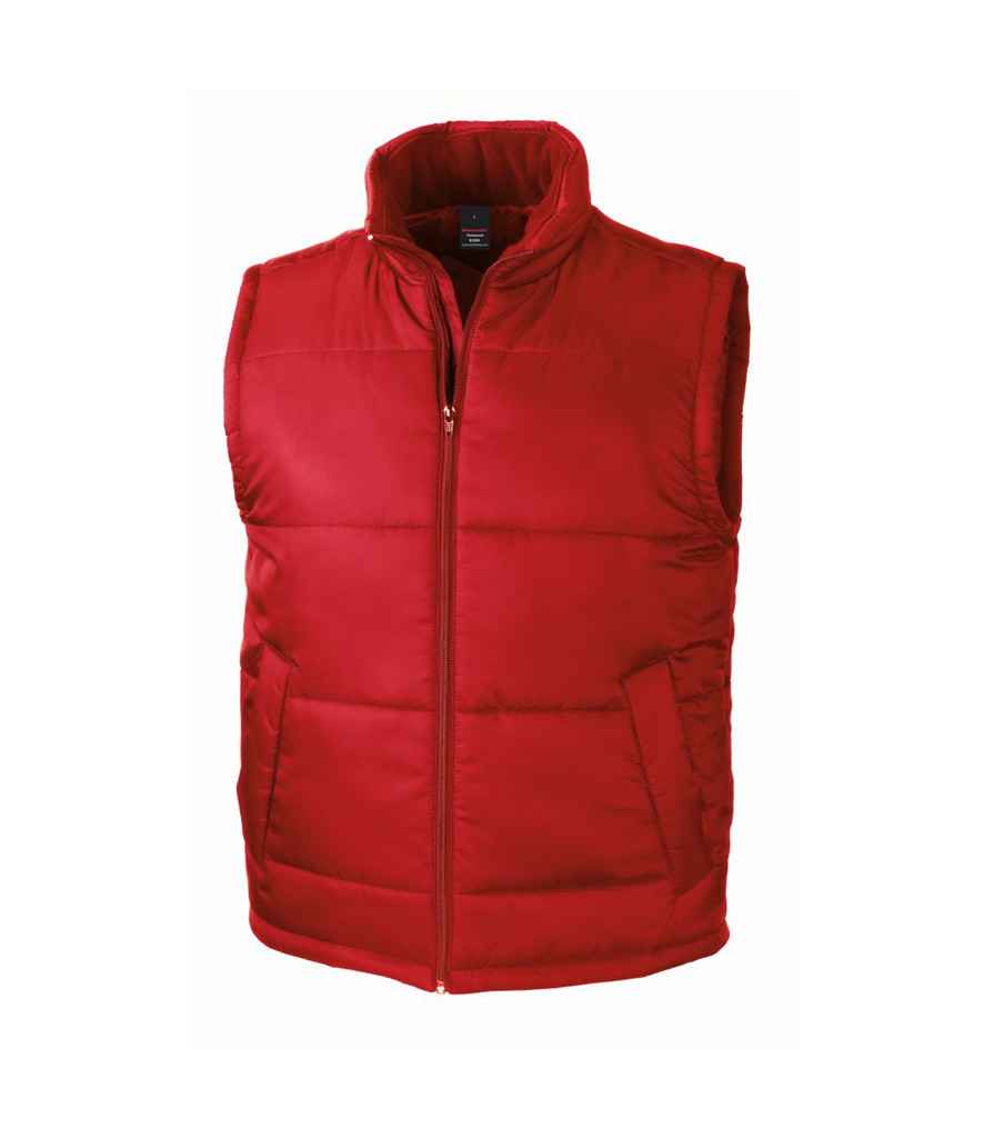Result Core Padded Bodywarmer in by Result Core — Custom branded clothing by Print Press, featuring premium embroidery produced in our specialist print lab in the UK.