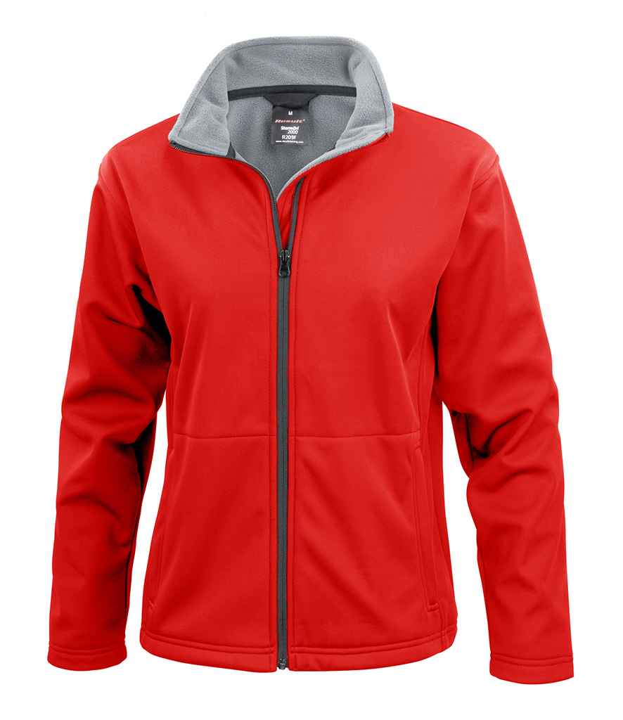 Result Core Ladies Soft Shell Jacket in by Result Core — Custom branded clothing by Print Press, featuring premium embroidery produced in our specialist print lab in the UK.