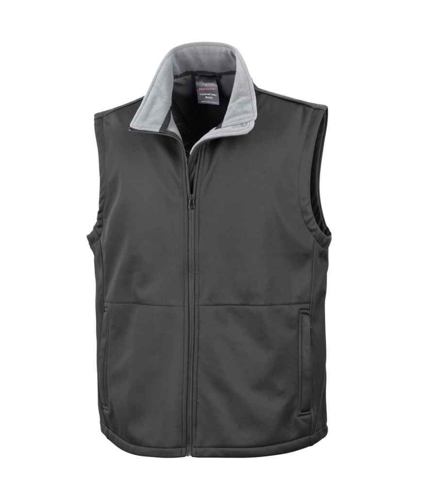Result Core Soft Shell Bodywarmer in by Result Core — Custom branded clothing by Print Press, featuring premium embroidery produced in our specialist print lab in the UK.