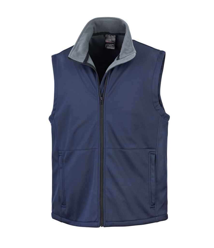 Result Core Soft Shell Bodywarmer in by Result Core — Custom branded clothing by Print Press, featuring premium embroidery produced in our specialist print lab in the UK.