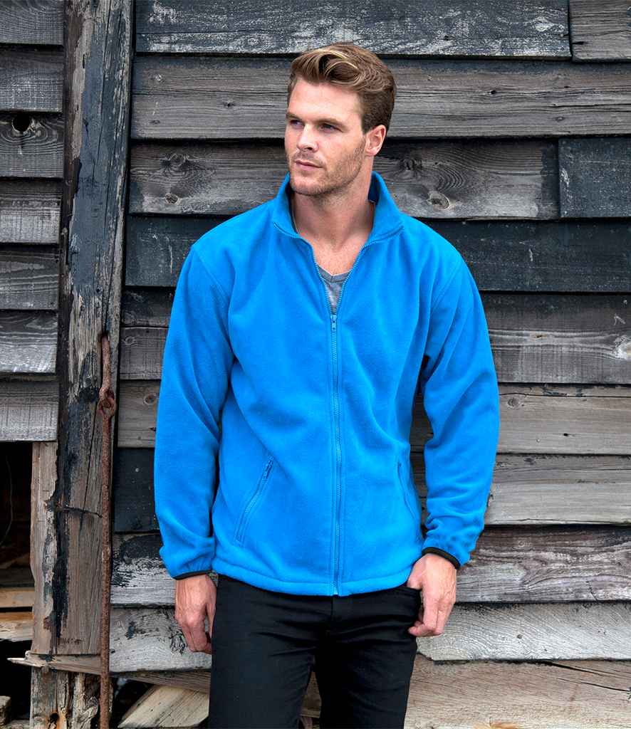Result Core Fleece Jacket in by Result Core — Custom branded clothing by Print Press, featuring premium embroidery produced in our specialist print lab in the UK.