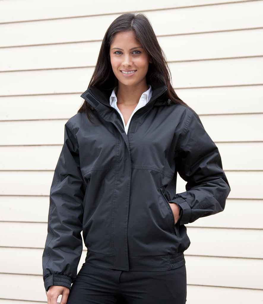Result Core Ladies Channel Jacket in Black by Result Core — Custom branded clothing by Print Press, featuring premium embroidery produced in our specialist print lab in the UK.