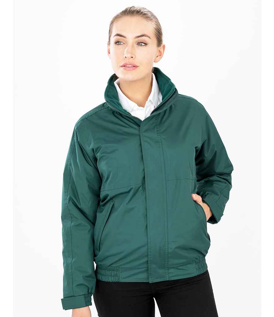 Result Core Ladies Channel Jacket in Bottle Green by Result Core — Custom branded clothing by Print Press, featuring premium embroidery produced in our specialist print lab in the UK.