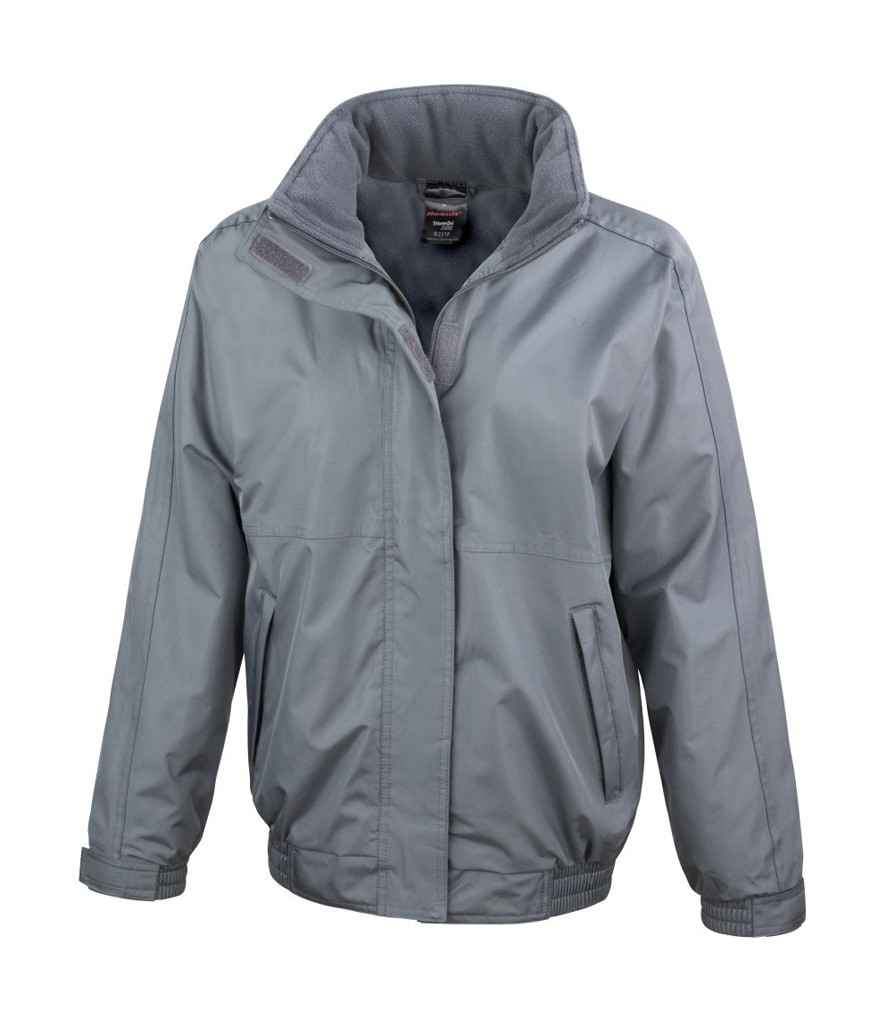 Result Core Ladies Channel Jacket in Grey by Result Core — Custom branded clothing by Print Press, featuring premium embroidery produced in our specialist print lab in the UK.