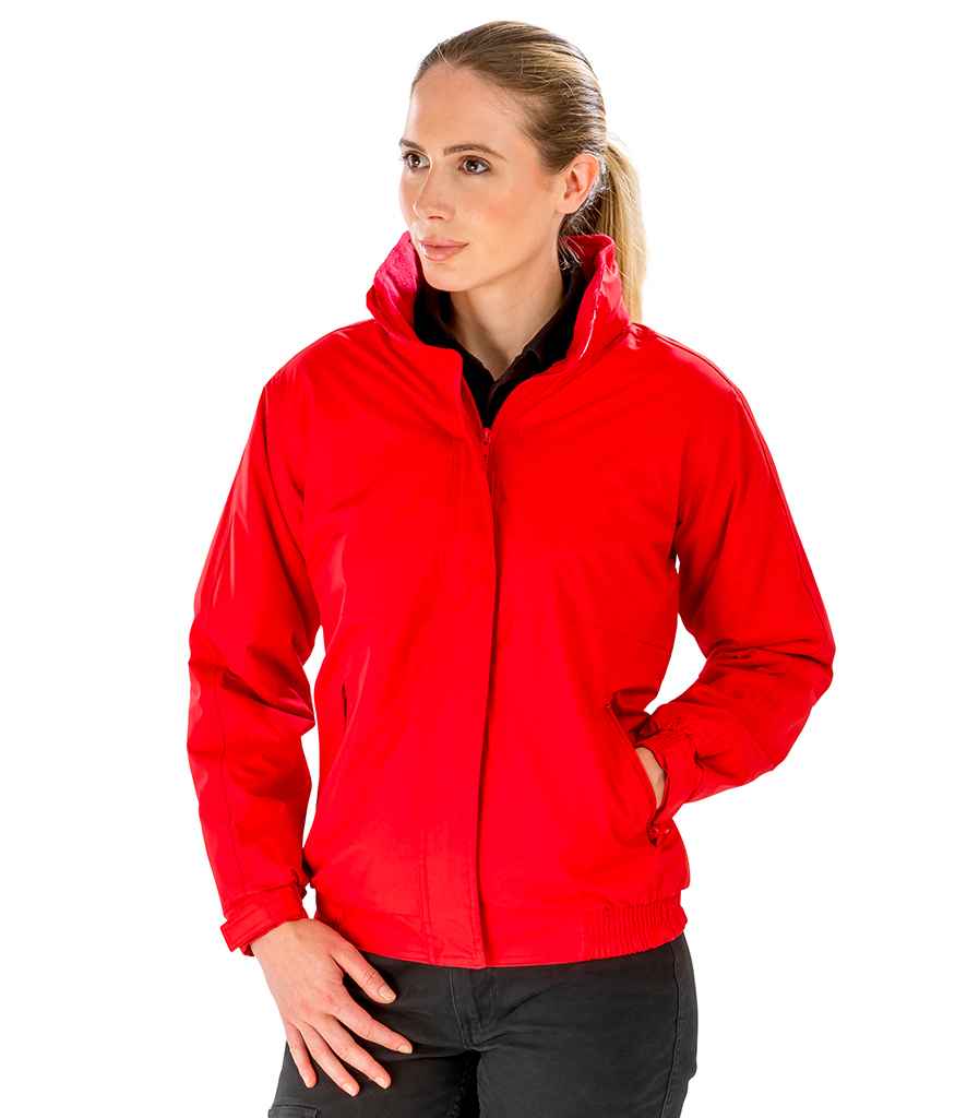 Result Core Ladies Channel Jacket in Red by Result Core — Custom branded clothing by Print Press, featuring premium embroidery produced in our specialist print lab in the UK.