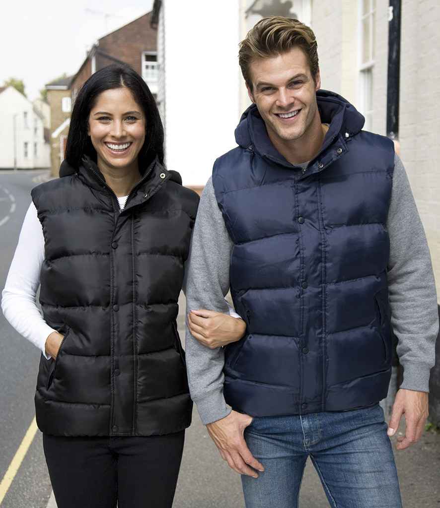Result Core Nova Lux Padded Bodywarmer in by Result Core — Custom branded clothing by Print Press, featuring premium embroidery produced in our specialist print lab in the UK.