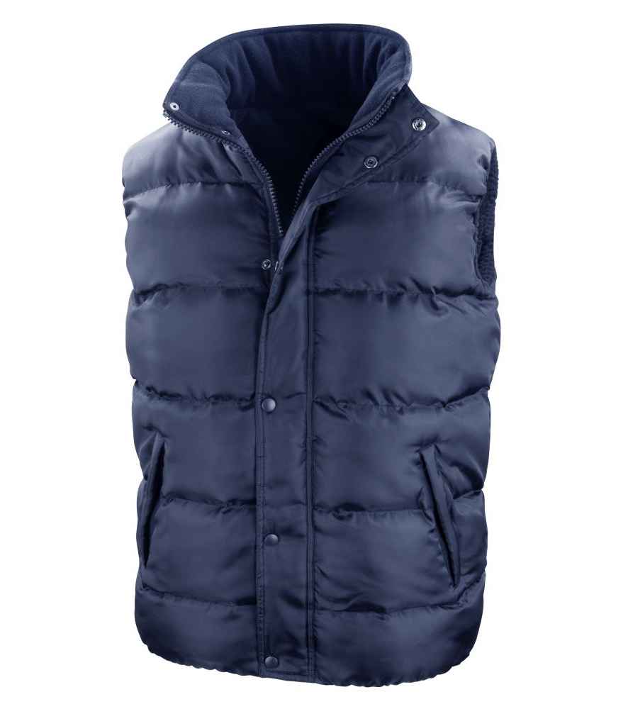 Result Core Nova Lux Padded Bodywarmer in by Result Core — Custom branded clothing by Print Press, featuring premium embroidery produced in our specialist print lab in the UK.