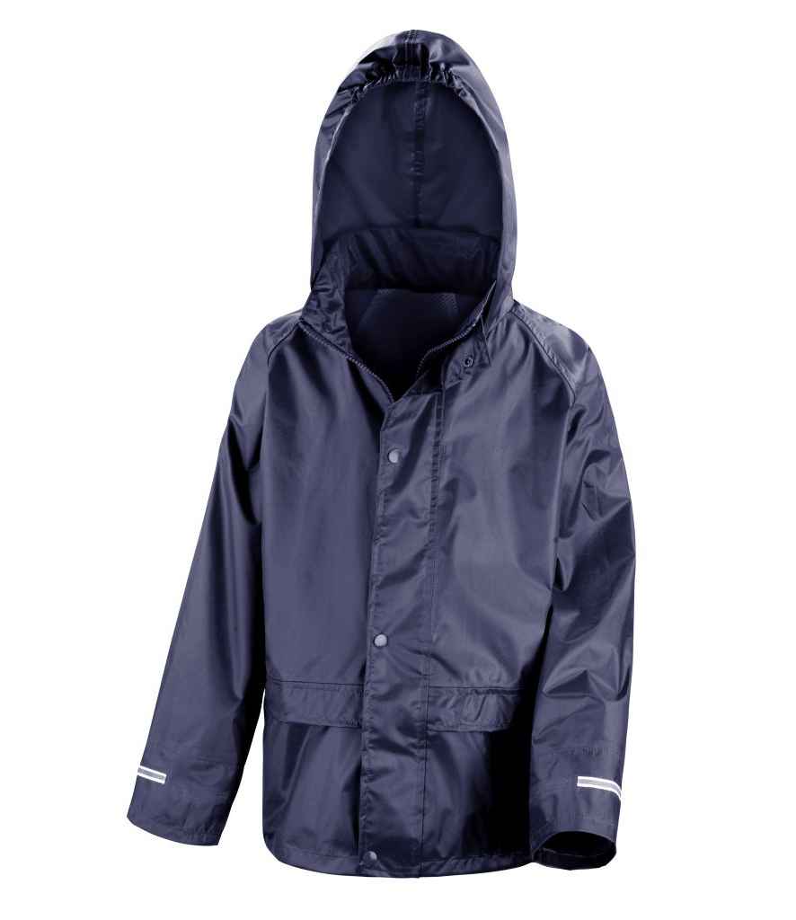 Result Core Kids Waterproof Rain Suit in by Result Core — Custom branded clothing by Print Press, featuring premium embroidery produced in our specialist print lab in the UK.