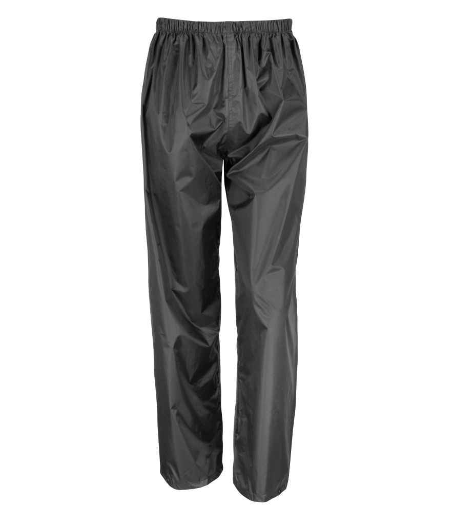 Result Core Waterproof Overtrousers in by Result Core — Custom branded clothing by Print Press, featuring premium embroidery produced in our specialist print lab in the UK.