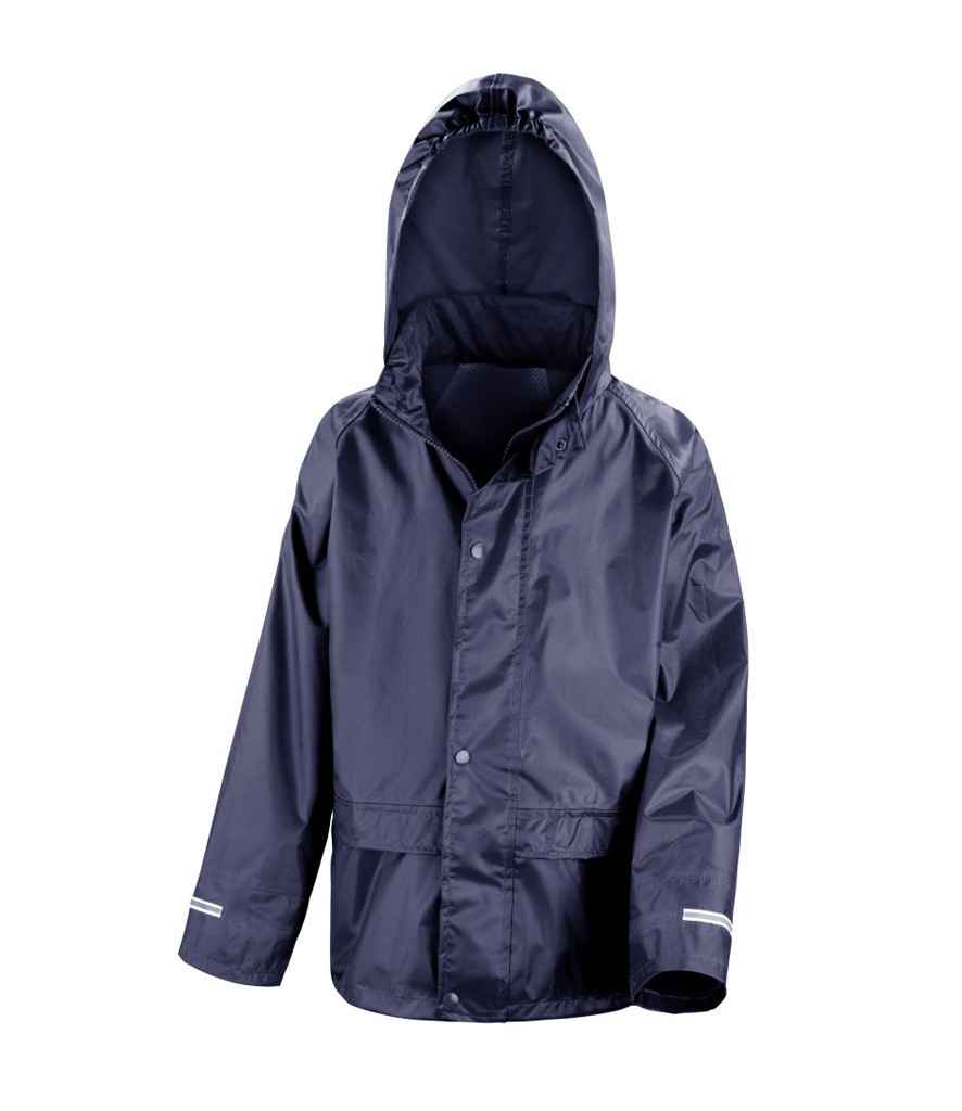 Result Core Kids Waterproof Over Jacket in by Result Core — Custom branded clothing by Print Press, featuring premium embroidery produced in our specialist print lab in the UK.