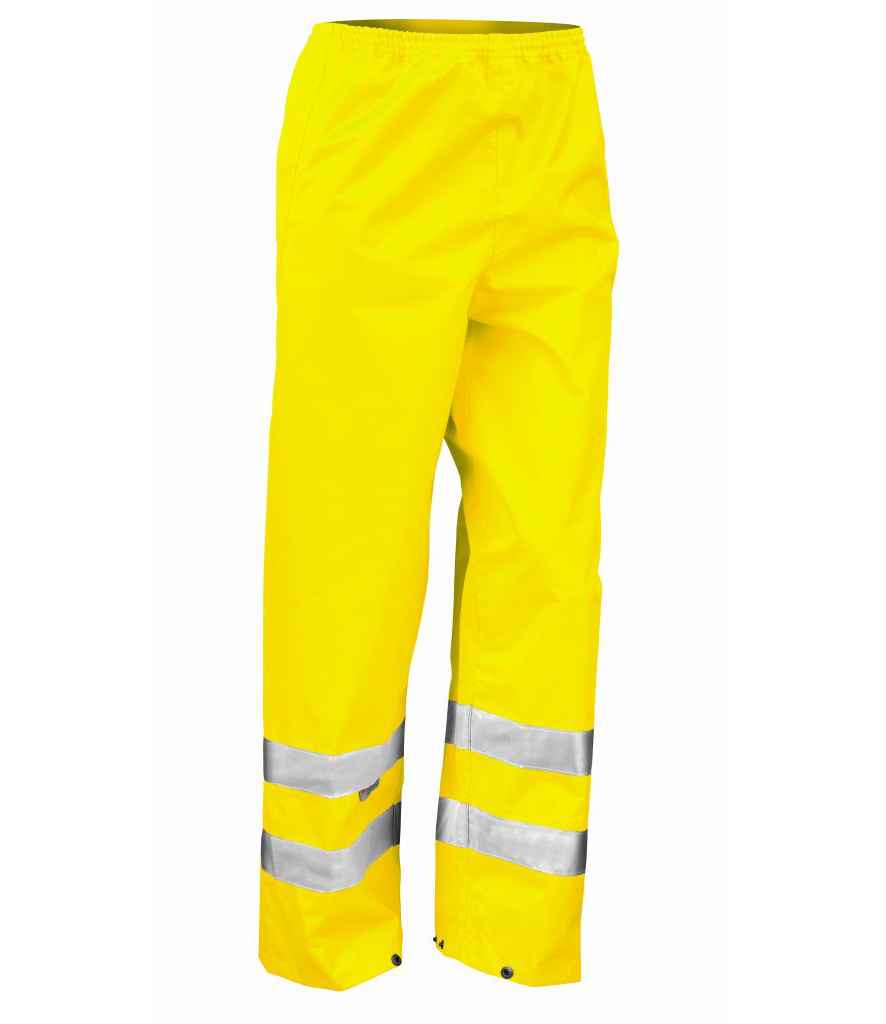 Result Safe-Guard Hi-Vis Trousers in by Result Safe-Guard — Custom branded clothing by Print Press, featuring premium embroidery produced in our specialist print lab in the UK.