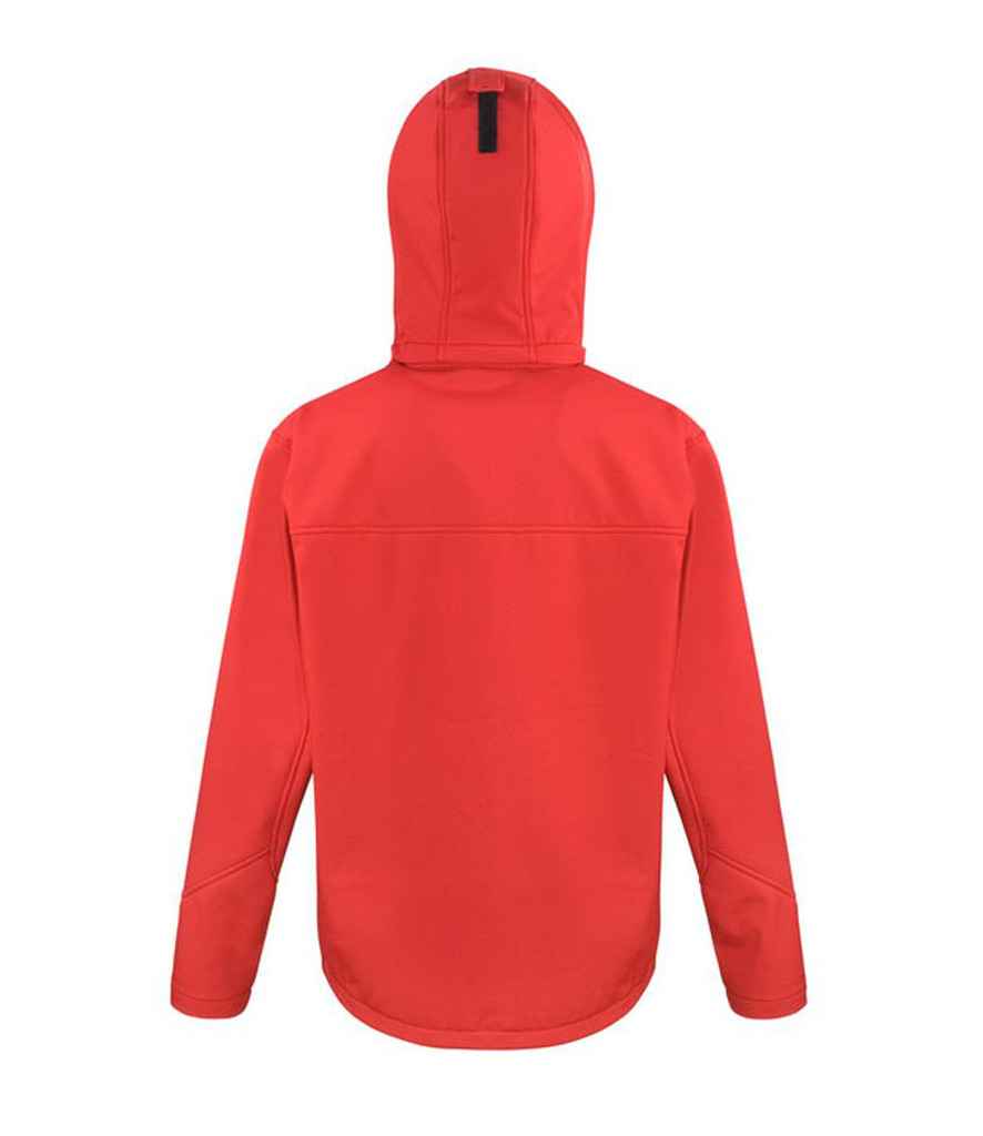 Result Core Hooded Soft Shell Jacket in by Result Core — Custom branded clothing by Print Press, featuring premium embroidery produced in our specialist print lab in the UK.