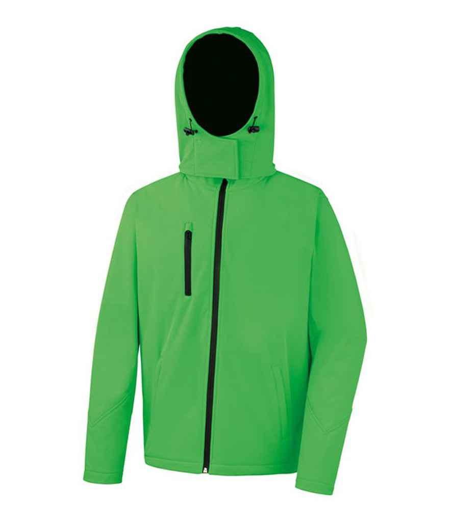 Result Core Hooded Soft Shell Jacket in by Result Core — Custom branded clothing by Print Press, featuring premium embroidery produced in our specialist print lab in the UK.